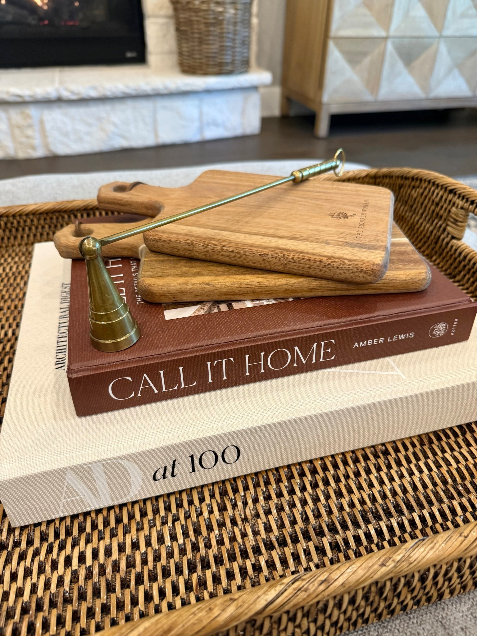 I love styling oversized trays! They are such a versatile piece that I use on our ottoman & also in our kitchen! 🤩 This exact tray is sold out but I will link similar options!

#LTKSeasonal #LTKHome