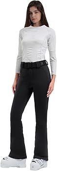 GSOU SNOW Ski Pants Womens Snowboard Snow Pants Slim Insulated Warm Waterproof Windproof Winter O... | Amazon (US)