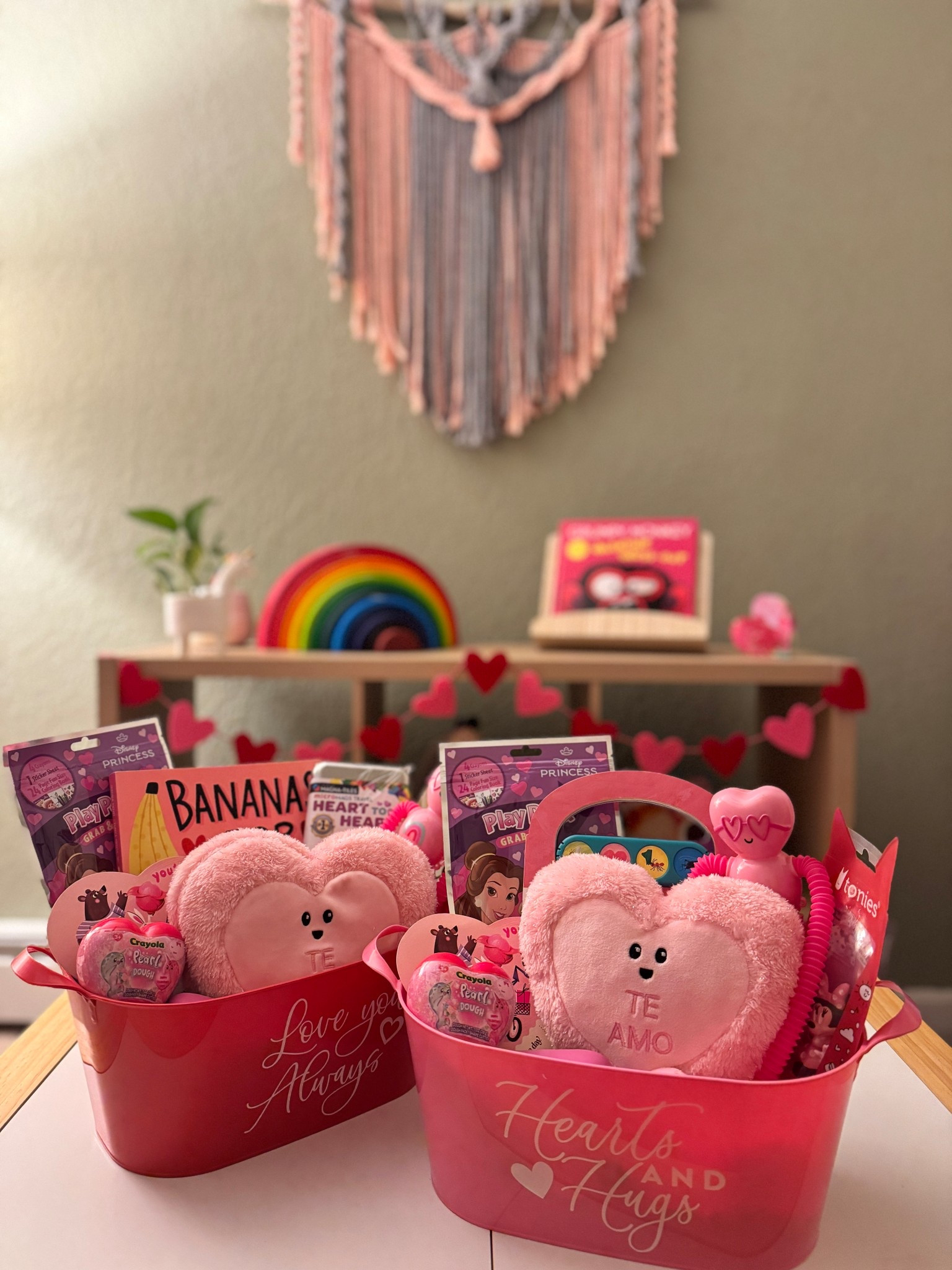 Valentine’s Day Baskets 💕 
Most of the small things I found in the dollar spot at Target

#LTKKids #LTKValentine #LTKBaby