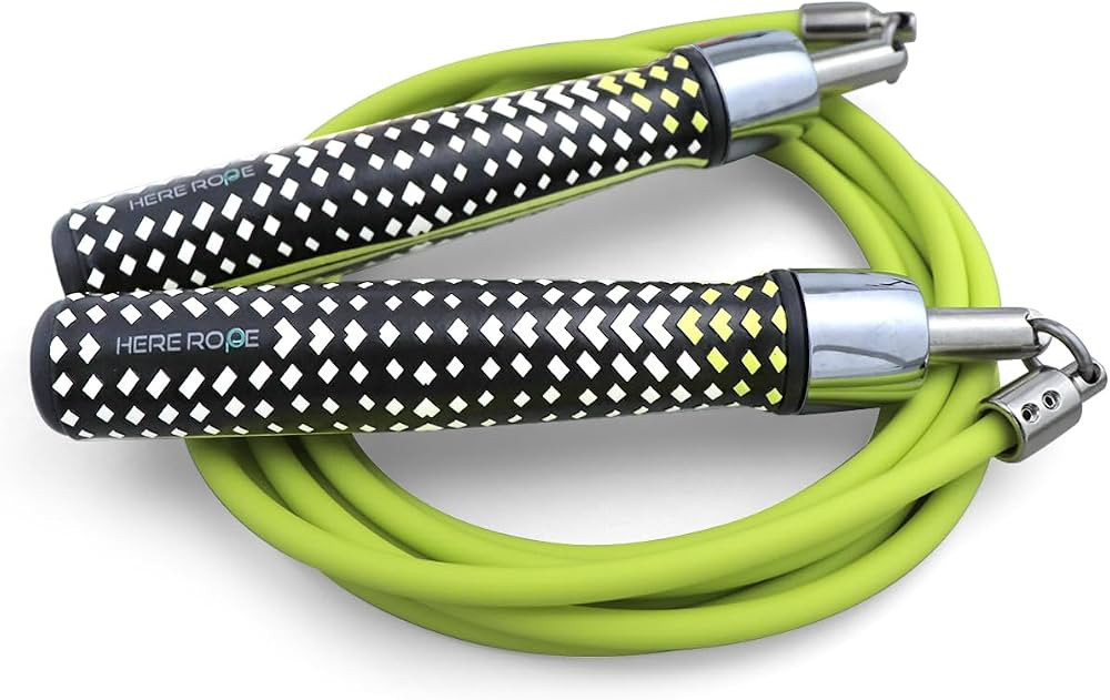 HEREROPE 1/4LB Weighted Jump Rope for Speed, Cardio, Boxing & Workout, Skipping Rope with Ball-be... | Amazon (US)