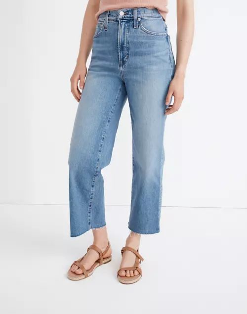 The Petite Perfect Vintage Wide-Leg Crop Jean in Catlin Wash | Madewell