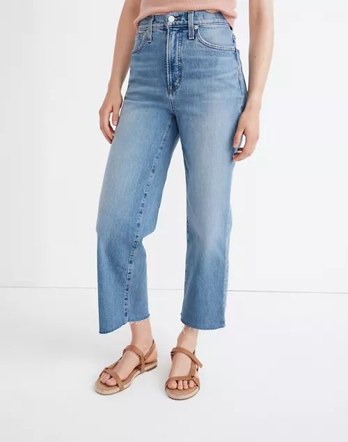 The Perfect Vintage Wide-Leg Crop Jean in Catlin Wash | Madewell