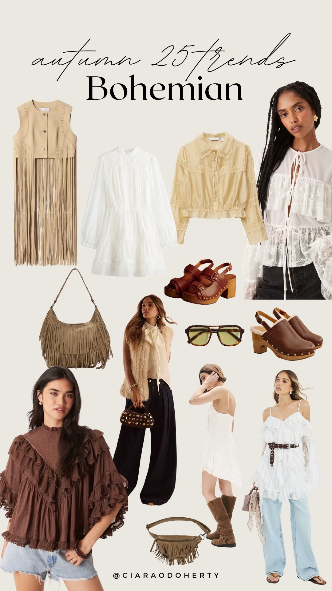 Autumn 25 Trends: Bohemian 
Fringe, suede, gilet, frills 

#LTKeurope #LTKireland #LTKautumn