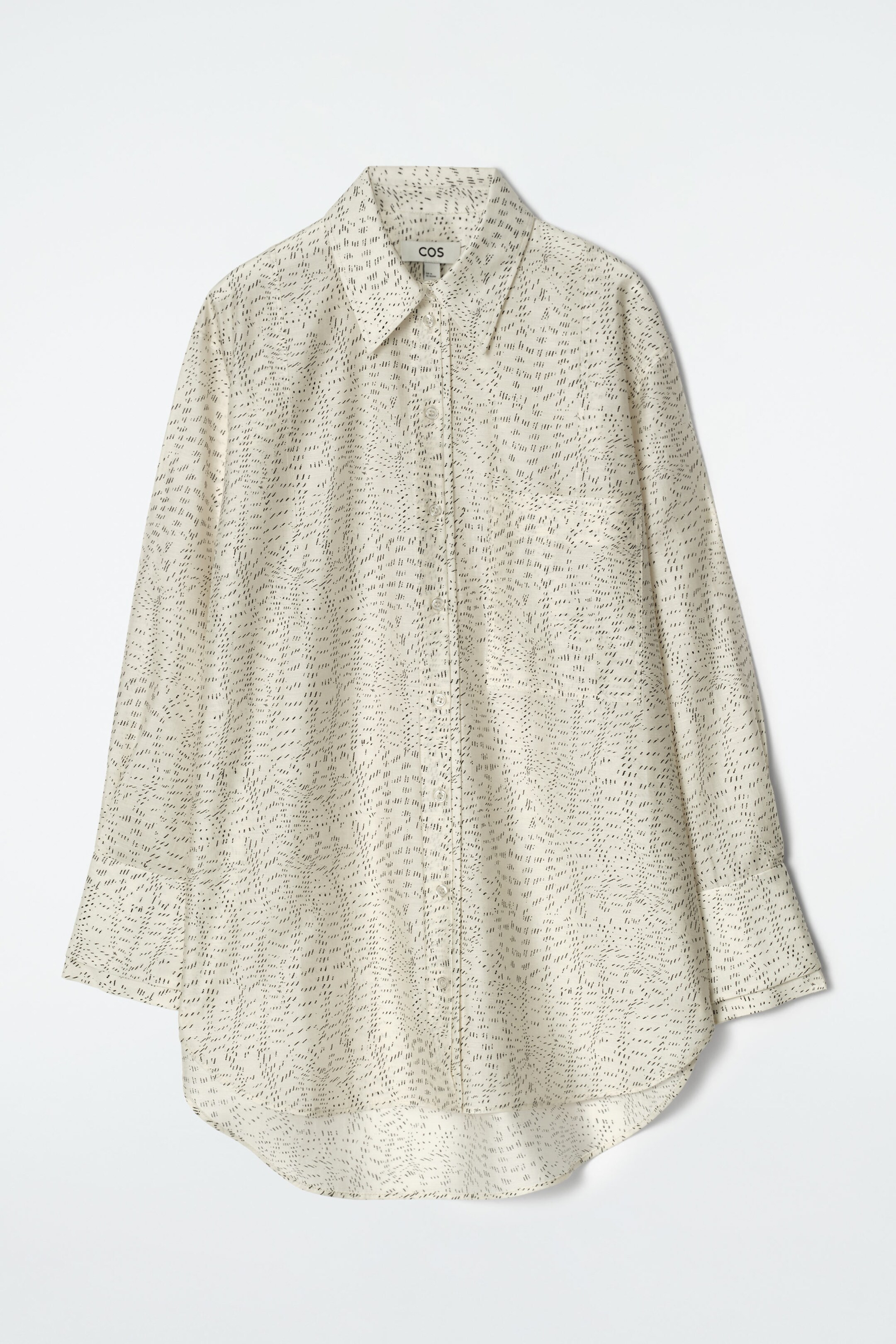 PRINTED FLUID SHIRT - CHAMPAGNE / PRINTED | COS (EU)