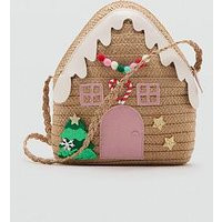 Mango Girls Gingerbread House Bag - Beige | Very (UK)