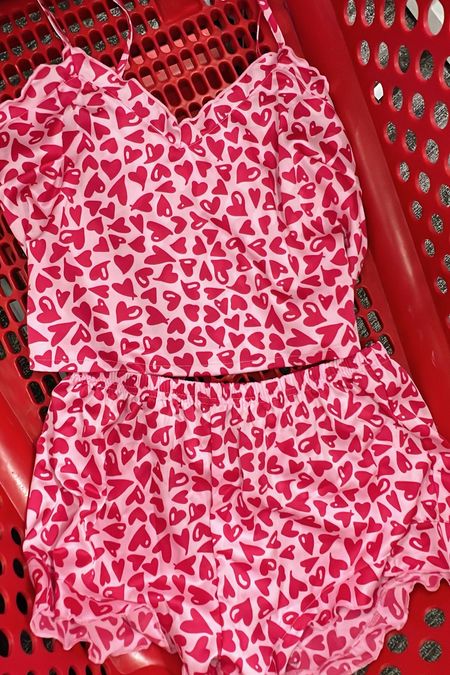 Heart pajama set from Target! 

#sleepwear #loungewear #target #valentinesday #casual #pajamas 

#LTKfindsunder50 #LTKSeasonal #LTKstyletip