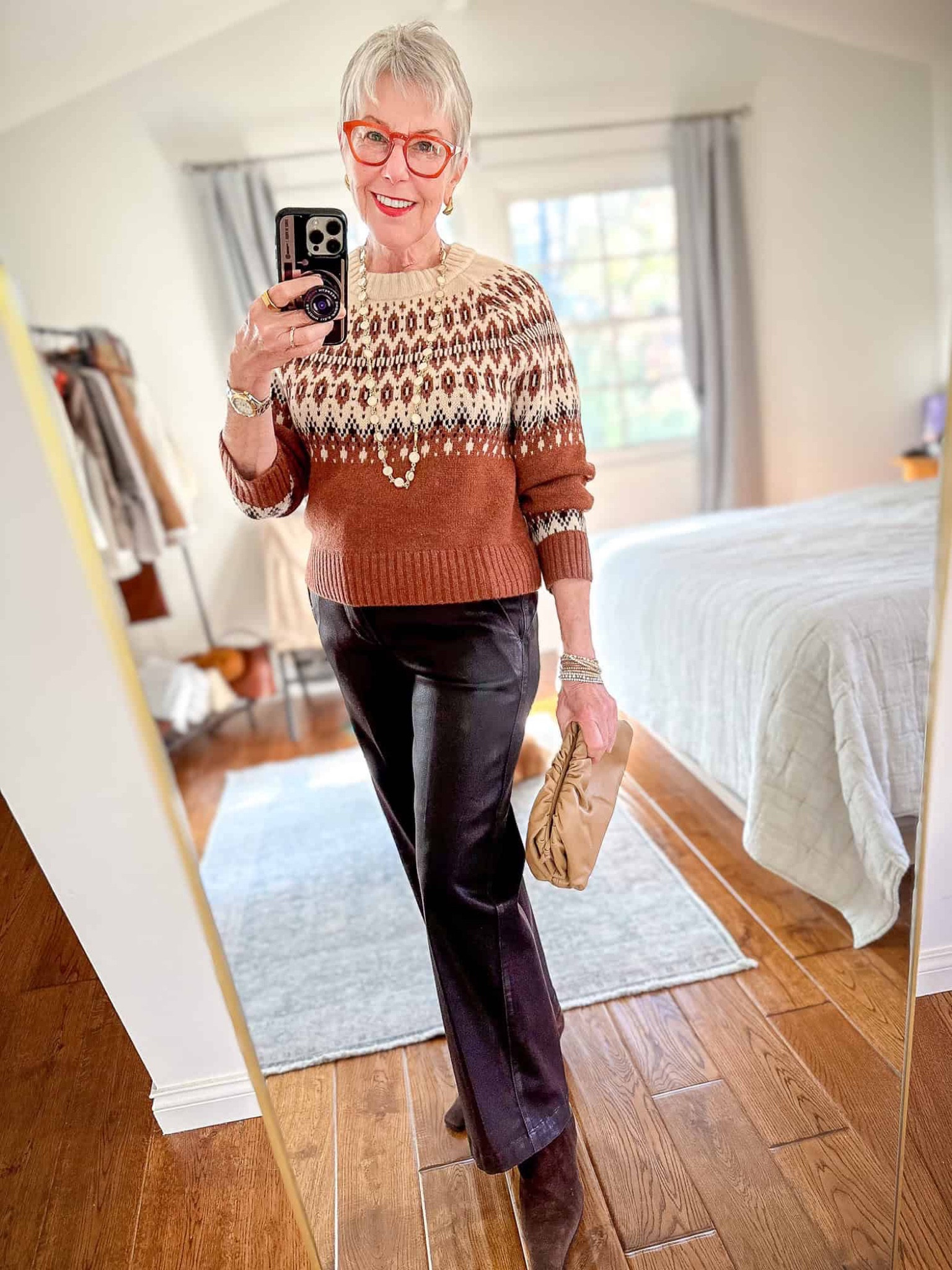 Styling my fair isle sweater. 40% off with code “SHOPEARLY"

#LTKSaleAlert #LTKOver40 #LTKSeasonal