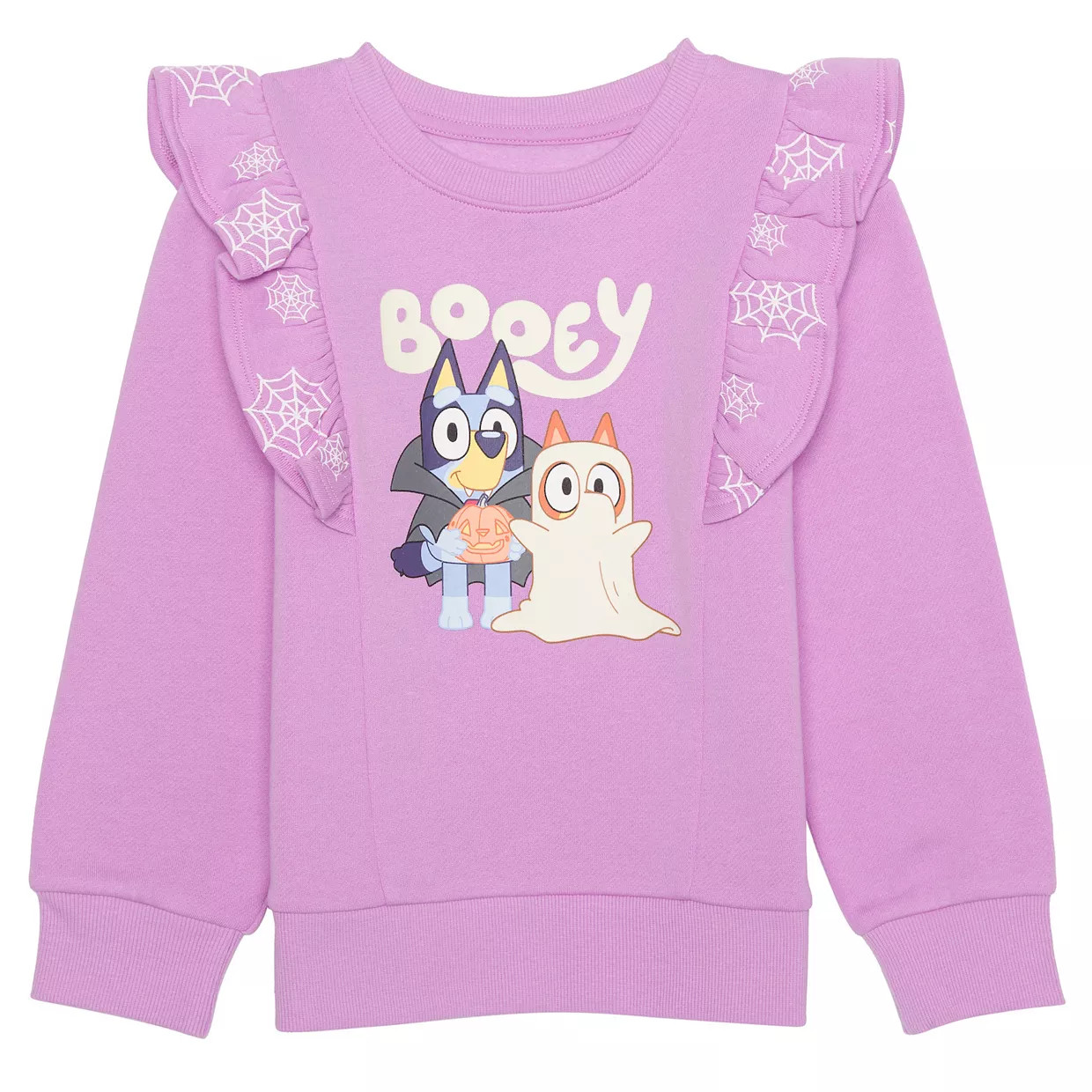 Girls 4-12 Fleece Booey Graphic Pullover with Ruffle Sleeves | Kohl's