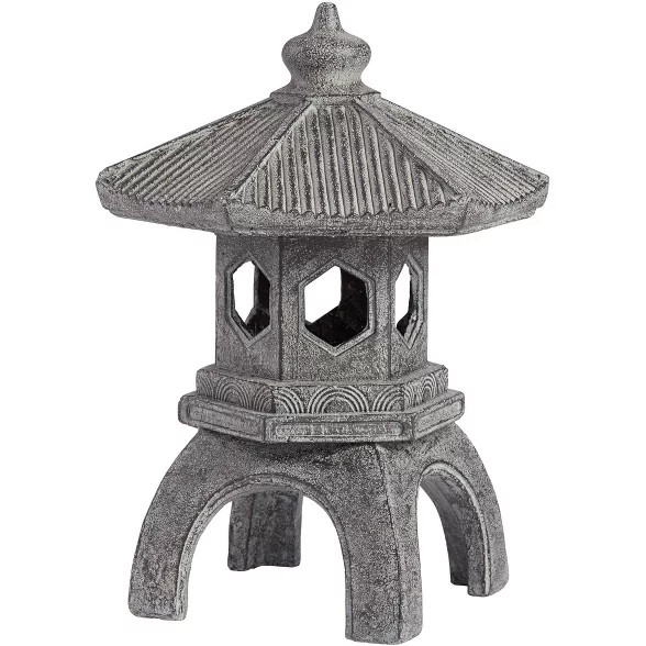 John Timberland Asian Indoor Outdoor Statue 16 1/2" High Pagoda Sculpture for Table Desk Yard Gar... | Target