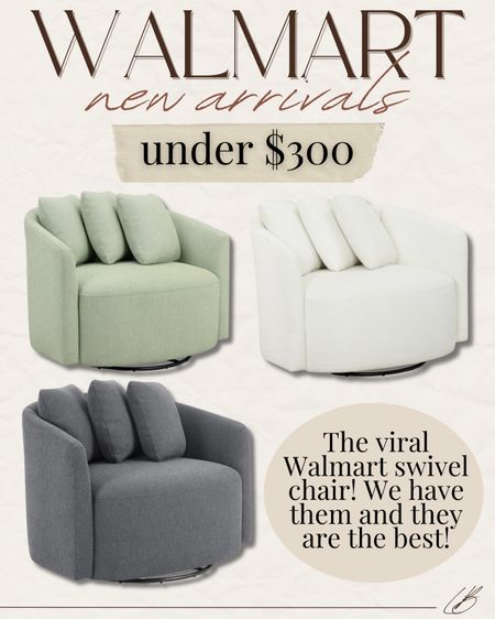 The viral Walmart swivel chair! 

#LTKsalealert #LTKhome #LTKfindsunder50