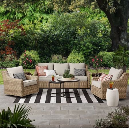 Bette homes and gardens River Oaks outdoor patio furniture from Walmart

#LTKhome #LTKSeasonal