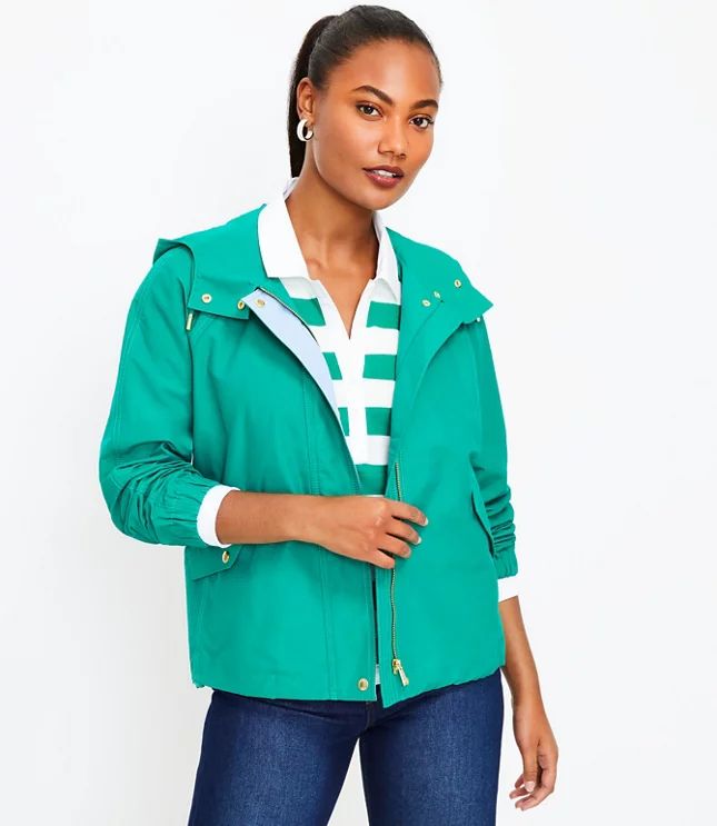 Petite Modern Rain Jacket | LOFT