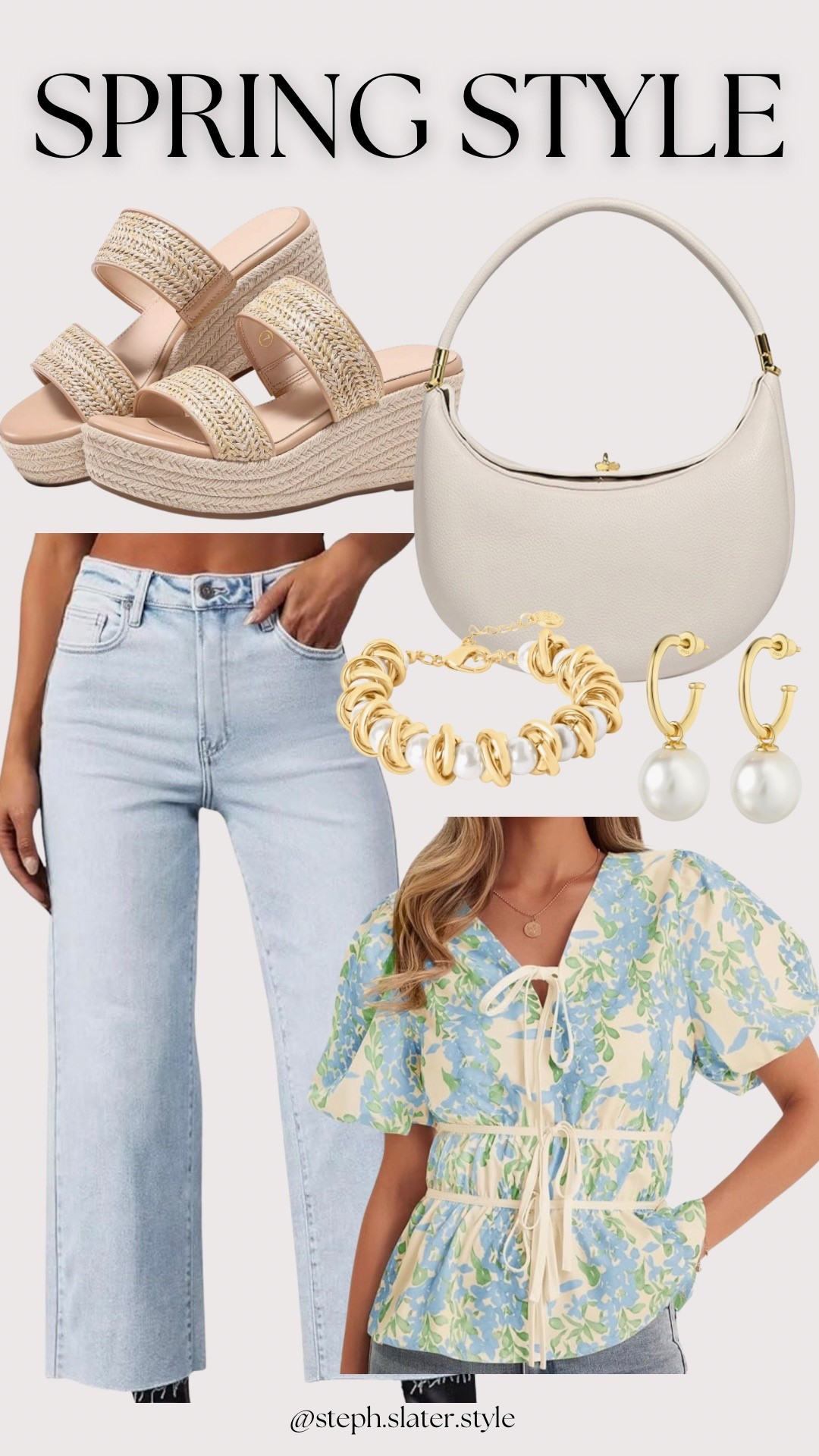 Love this floral top paired with cropped jeans and platform sandals  

#LTKSeasonal #LTKootd