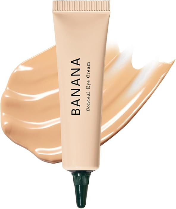 shaishaishai BANANA Conceal Cream, Hydrating Under Eye Cream & Dark Circle Coverage, Anti-Fine Li... | Amazon (US)