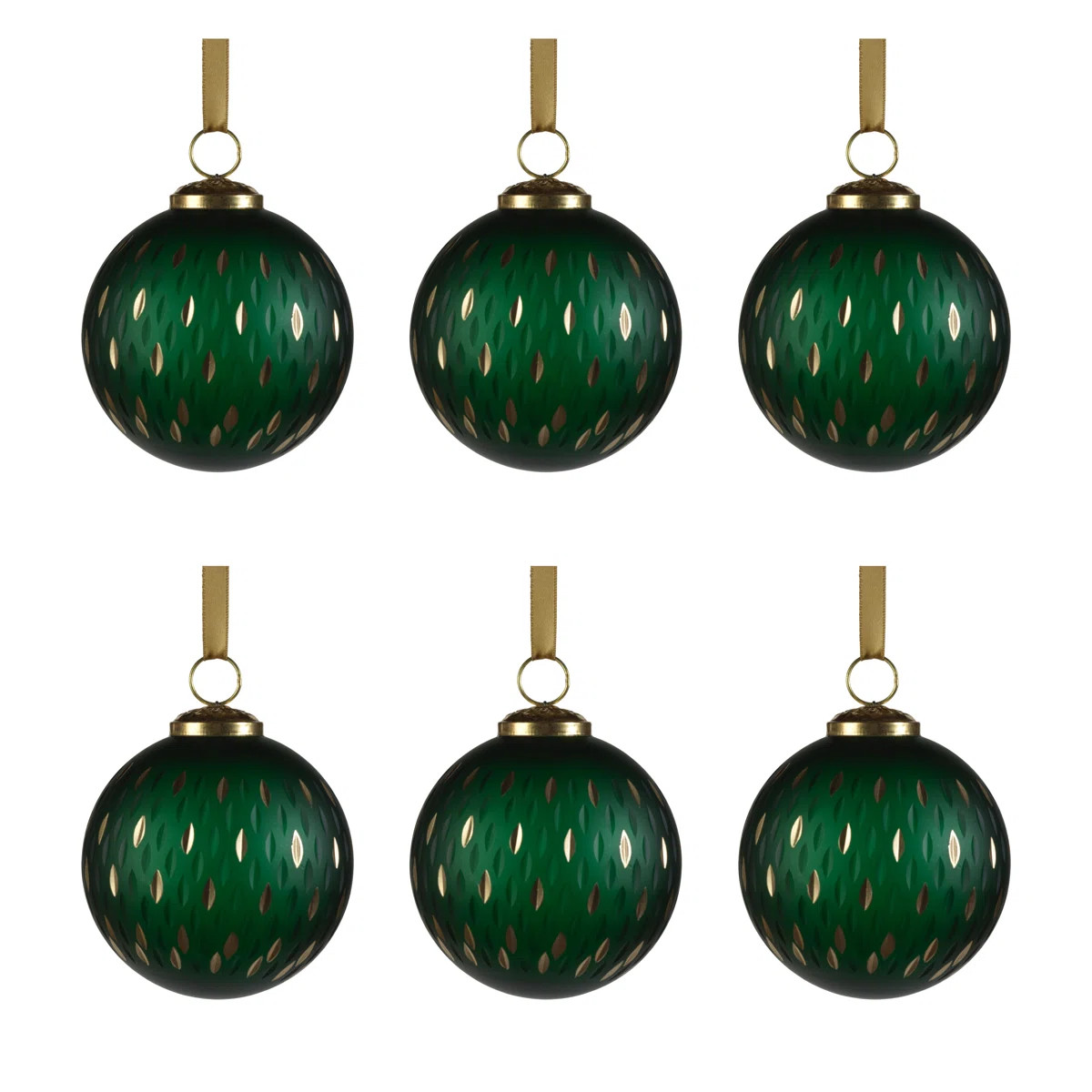 Halimat The Holiday Aisle® Ball Ornament (Set of 6) | Wayfair North America