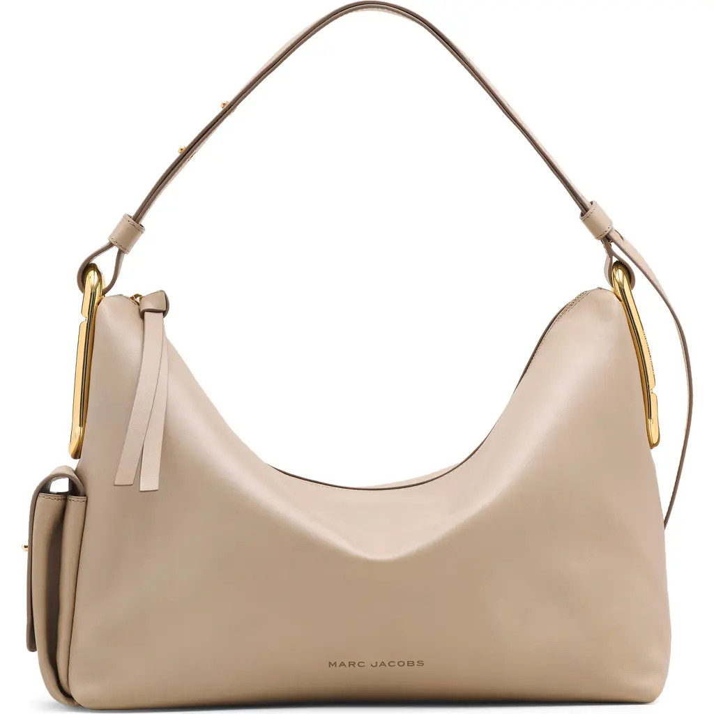 Marc Jacobs Large Scene Leather Shoulder Bag in Light Slate at Nordstrom | Nordstrom