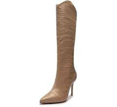 SCHUTZ Women's Maryana Leather Dress Boot | Amazon (US)