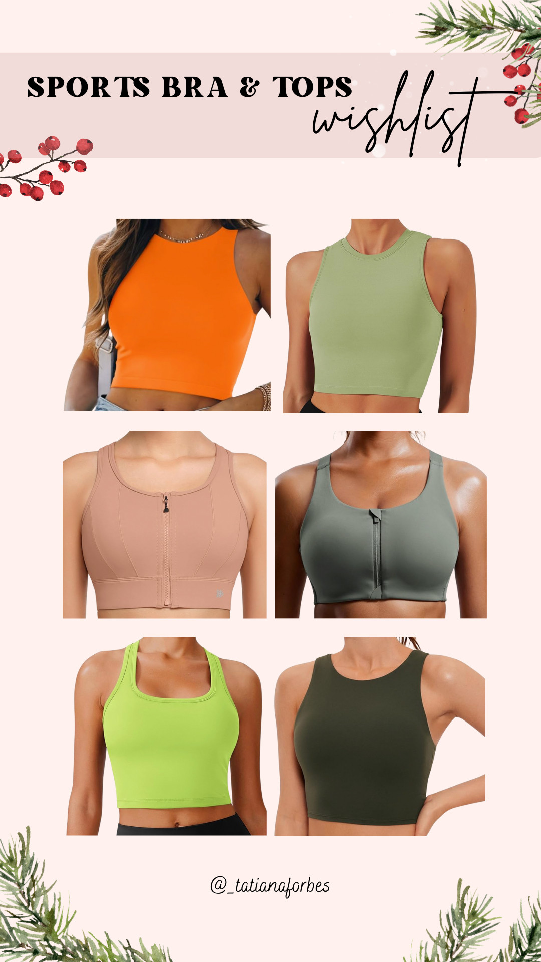 These are the sports bras and tops I actually trained and raced in! Supportive, cute, and trusted through long runs, hot runs, cold runs… all of it.

I pulled everything together into one wishlist so you can shop my go-tos (and maybe grab a few for gifting season too!).

Also included other similar great finds! 

 

#LTKCyberWeek #LTKGiftGuide #LTKActive