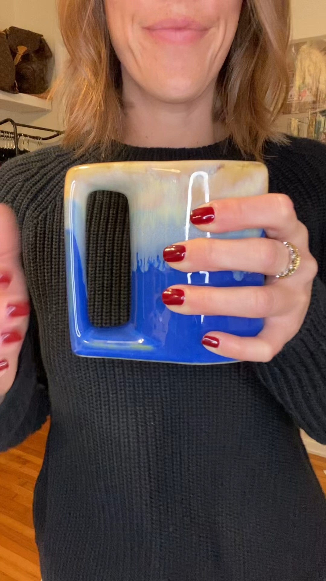 Sweater over a dress and chunky loafer type of WFH day. 

Sweater XS, Dress XS 

 #LTKWatchNow #LTKStyleTip