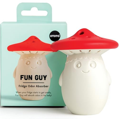 Fridge Deodorizer by OTOTO - Baking Soda Fridge, Refrigerator Deodorizer, Baking Soda Odor Absorber, Cute Gifts, Cute Kitchen (Mushroom) | Amazon (US)