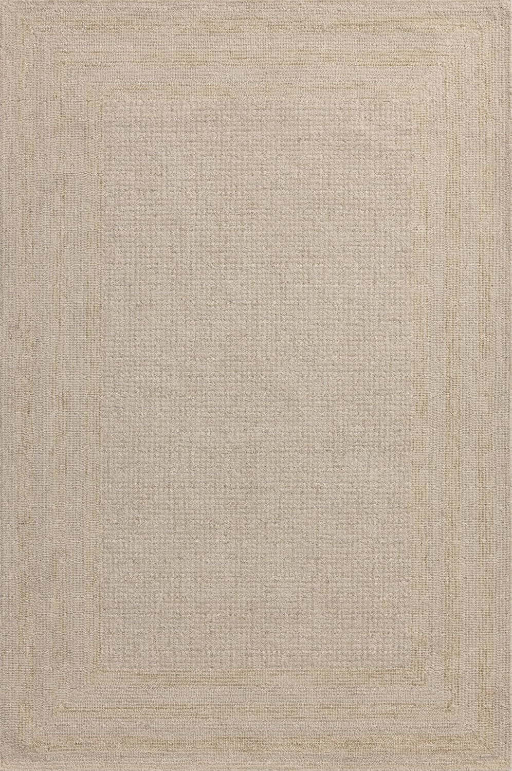 Loloi Amber Lewis Windsor Collection WIN-01 Ivory/Wheat 7'-9" x 9'-9", .50" Pile Height, Area Rug | Amazon (US)