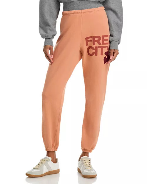 FREECITY FREE CITY Cotton Logo Sweatpants  | Bloomingdale's Women | Bloomingdale's (US)