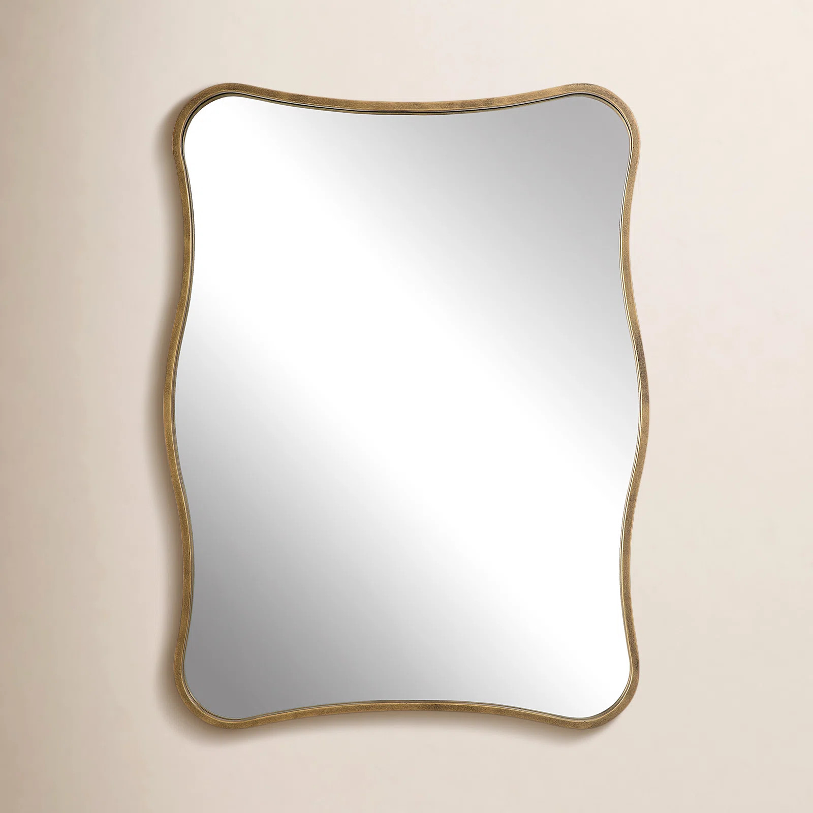 Elston Metal Wavy Wall Mirror | Joss & Main