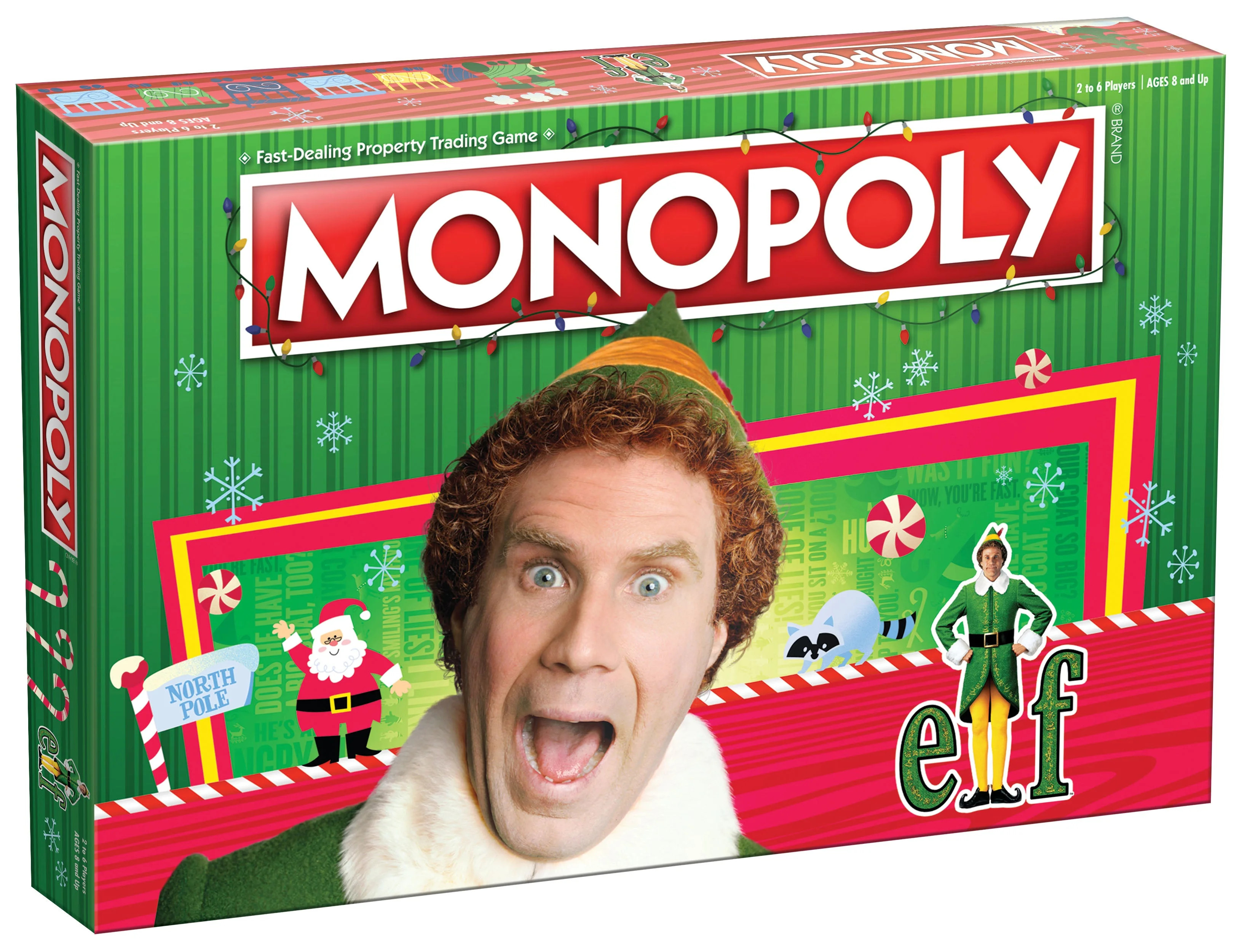 Elf Monopoly Board Game | For 2-6 Players | Walmart (US)
