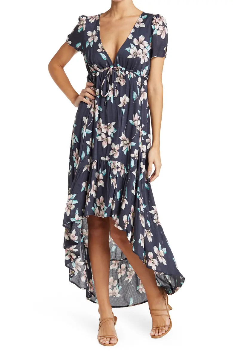 Floral High/Low Dress | Nordstrom Rack