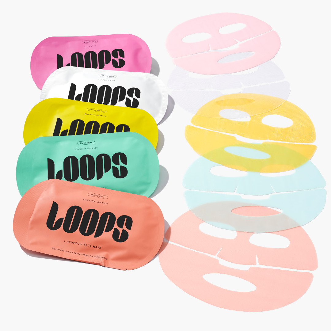 LOOPS Variety Loop | Hydrogel Sheet Masks With Korean Technology | Loops Beauty