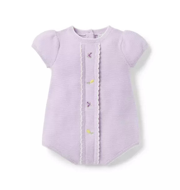 Baby Scalloped Romper | Janie and Jack