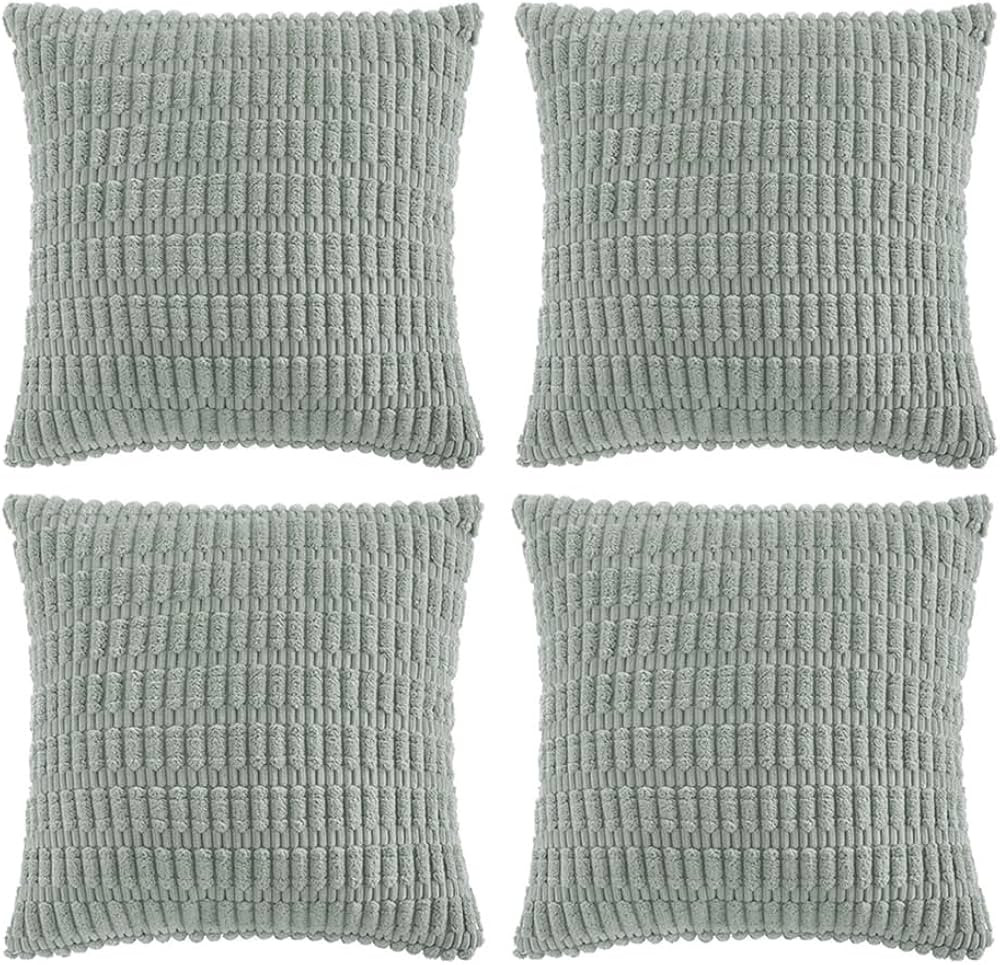 Fancy Homi 4 Packs Decorative Throw Pillow Covers for Living Room Couch Bed, Modern Farmhouse Boh... | Amazon (US)