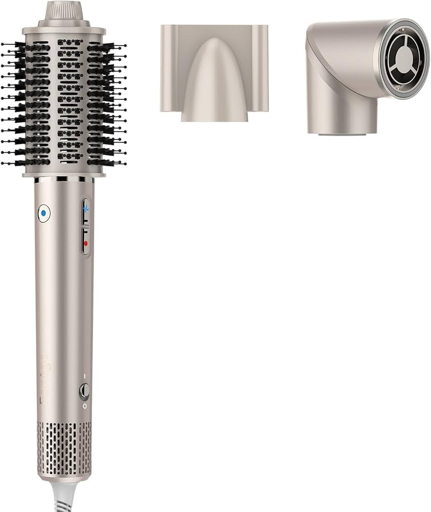 Volumizer Hair Dryer Brush: High-Speed Hot Air Brush with Straightener - 110,000 RPM Blow Out Bru... | Amazon (US)