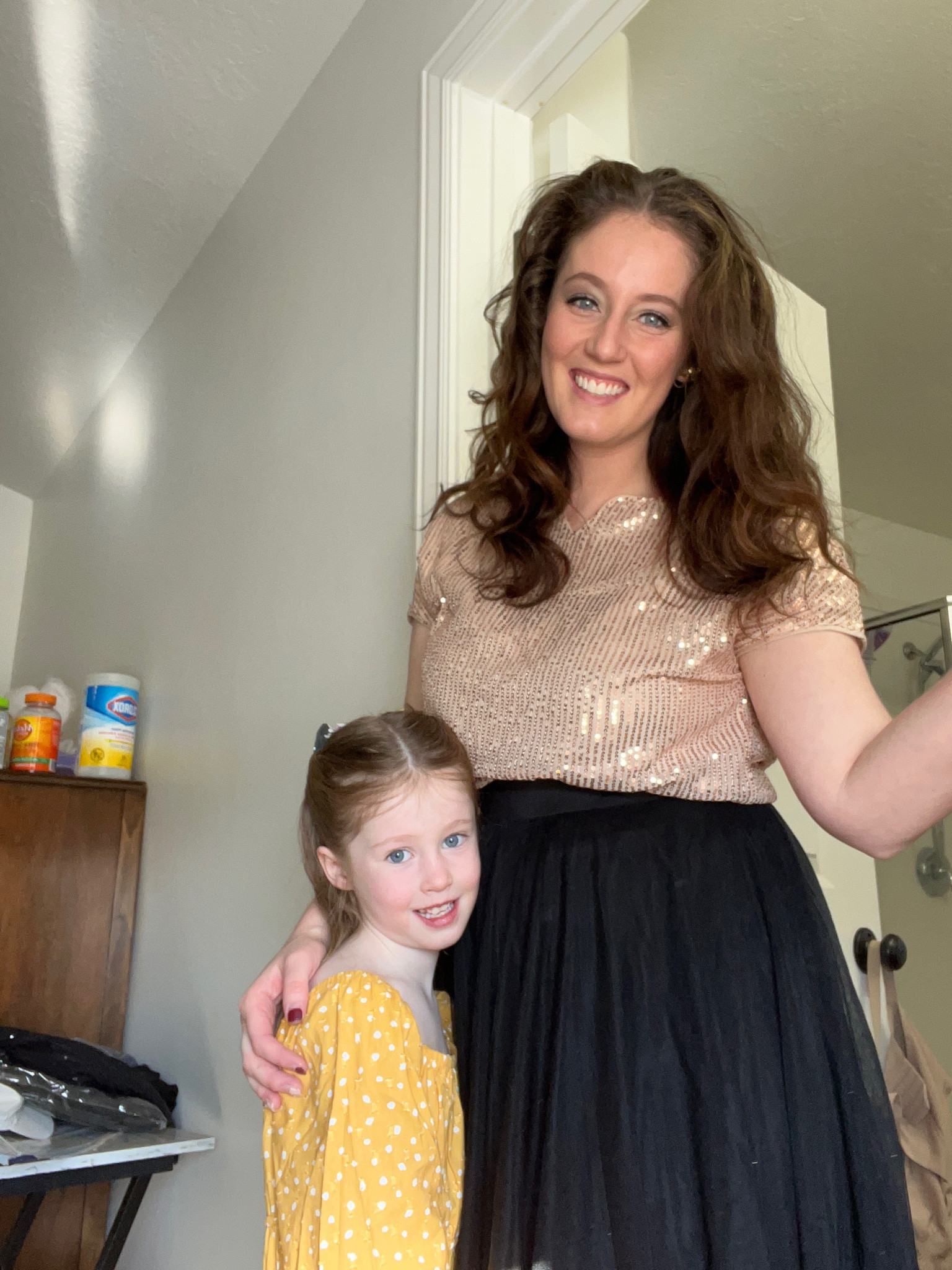 Sequin champagne shirt with black tulle skirt = FAB 😍 

#LTKParties #LTKHoliday #LTKStyleTip