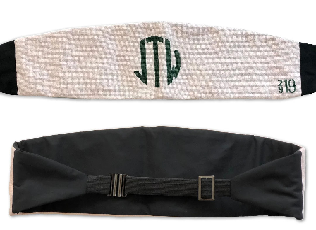 Needlepoint Cummerbund Fully Stitched and Finished Stock Design or Custom Design - Etsy | Etsy (US)