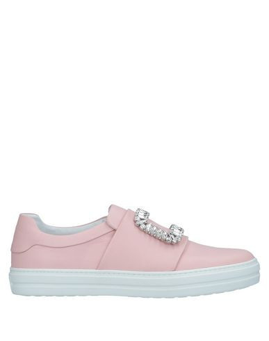 Roger Vivier Woman Sneakers Pink Size 11.5 Soft Leather | YOOX (US)