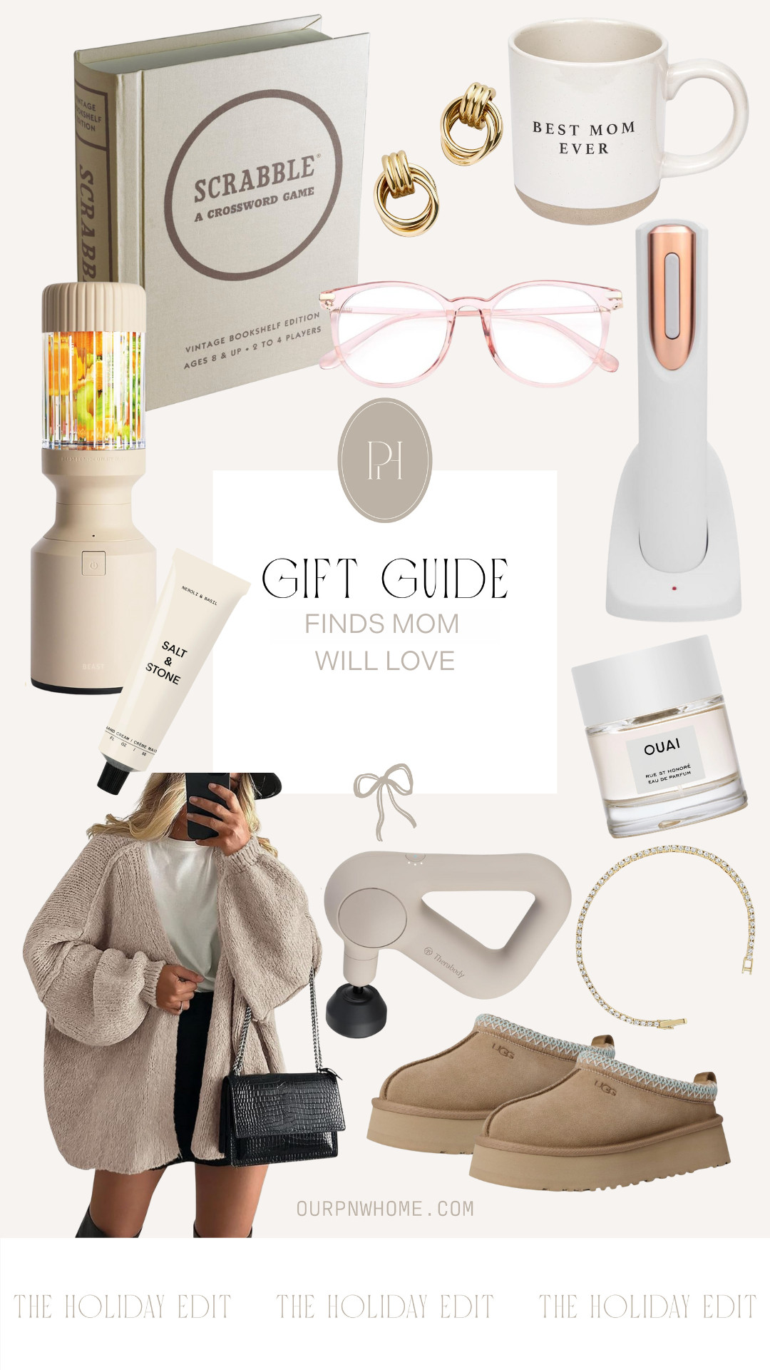 Amazon holiday gift finds mom will love!

neutral cardigan, cozy sweater, tan cardigan, board games, electric wine opener, coffee mug, blue light glasses, gold earrings, blender, hand cream, massage gun, UGG slippers, tennis bracelets, women's fragrance, perfume, gifts for mom, gifts for her, gifts for the mother-in-law 

 #LTKGiftGuide #LTKHoliday #LTKFindsUnder100