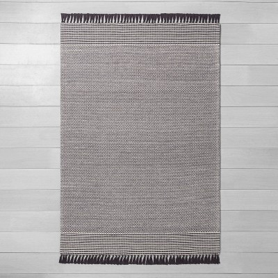 Textured Border Stripe Area Rug - Hearth & Hand™ with Magnolia | Target