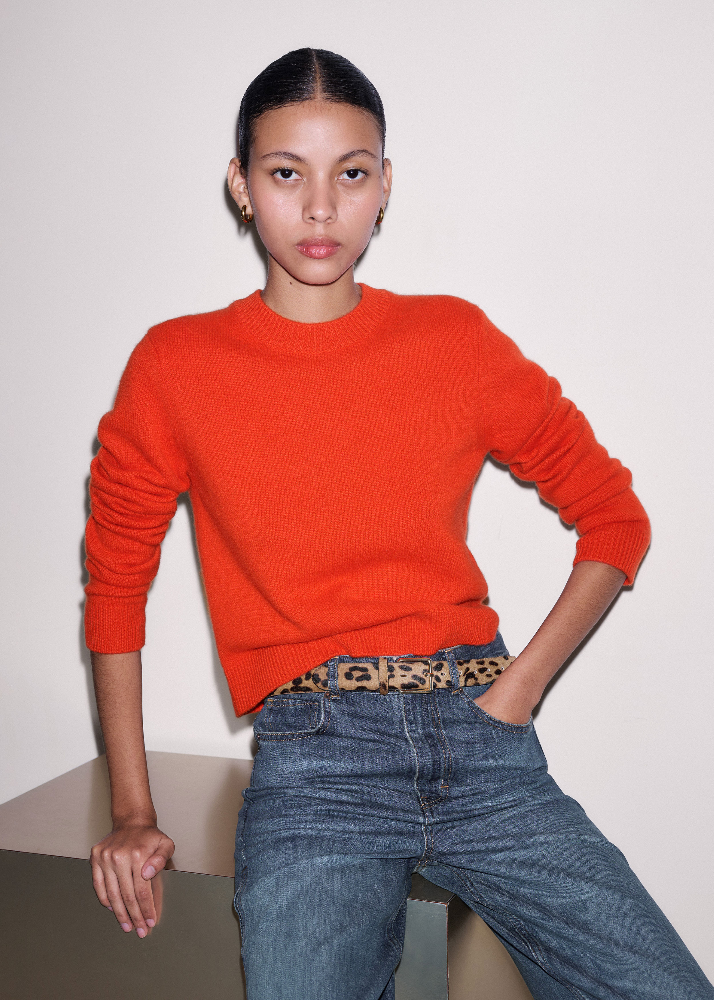 Essential Crew Jumper Cashmere | ME+EM Global (Excluding US)