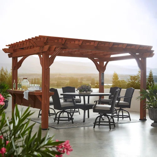 Veikous Solid Wood Pergola | Wayfair | Wayfair North America
