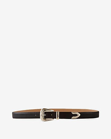 single buckle western belt | Express