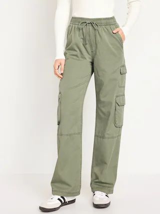 Mid-Rise Cargo Pants for Women | Old Navy (CA)