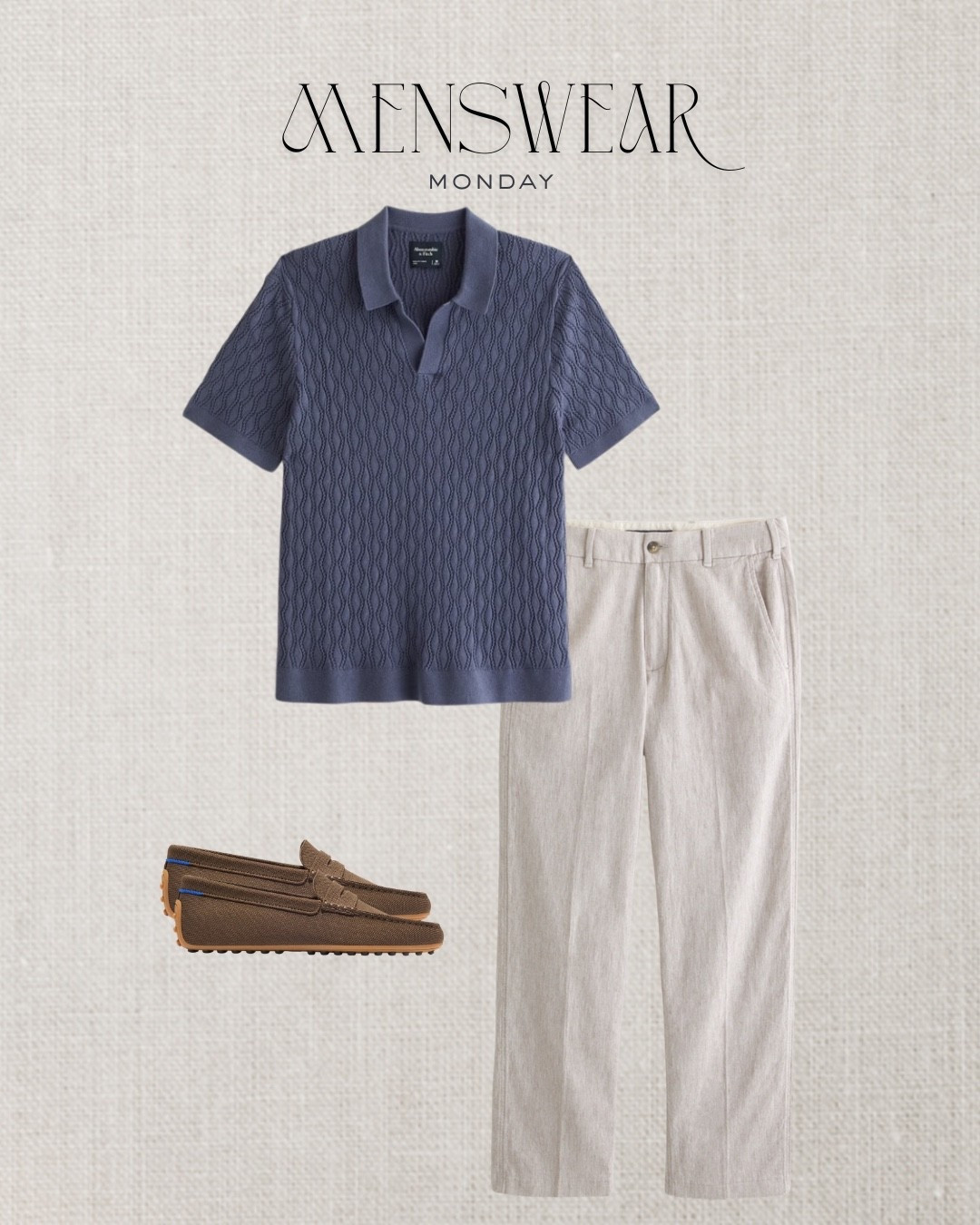 Easy men’s summer outfit featuring a polo and linen pants.

Linen pants are a great alternative to jeans for warm weather and pair perfectly with a lightweight polo and casual drivers. This outfit works well for summer dinners, travel, or casual events.

@abercrombie 

#LTKootd #LTKMens #LTKTravel