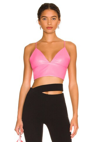 Carli Vegan Leather Bra Top
                    
                    Alice + Olivia | Revolve Clothing (Global)