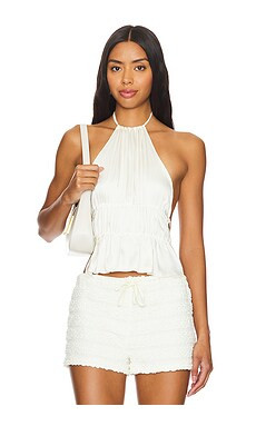 LIONESS Legacy Halter Top in Ivory from Revolve.com | Revolve Clothing (Global)