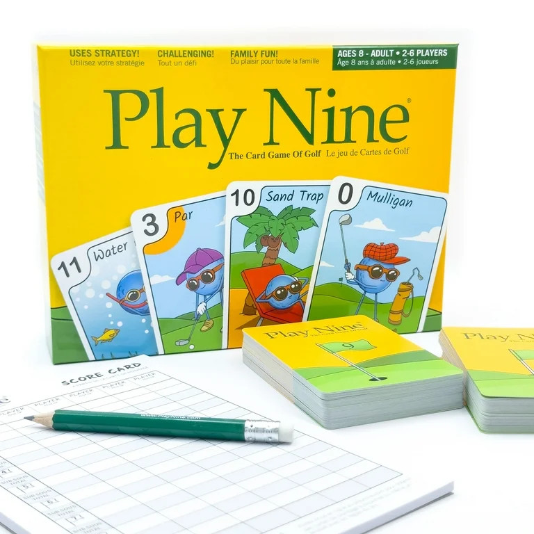 PLAY NINE - The Card Game for Families, Best Strategy Game For Couples, Fun Game Night Kids, Teen... | Walmart (US)