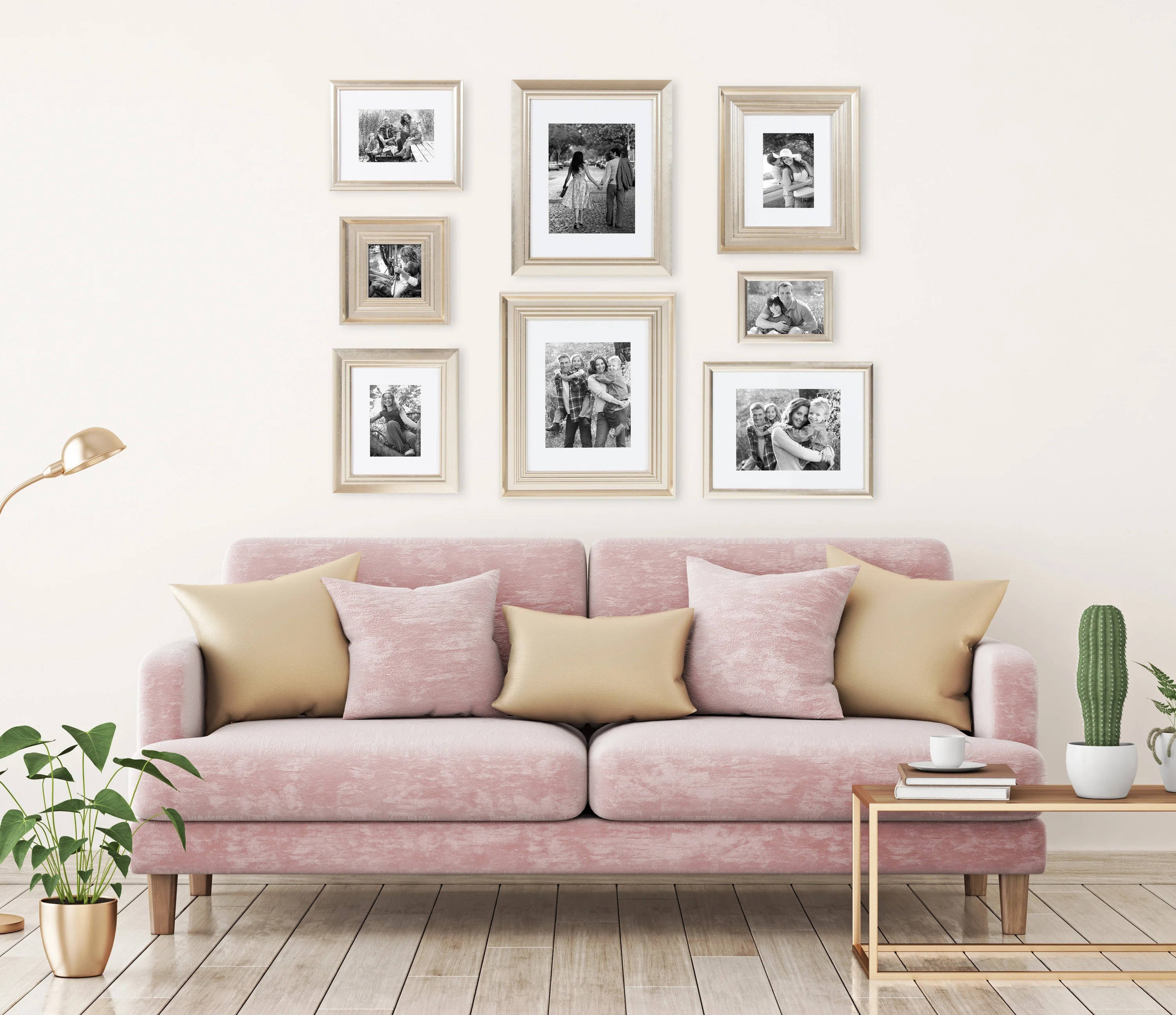 Syston Beveled Picture Frame - Set of 8 with Mat | Wayfair North America