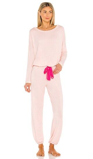 Gisele Slouchy Set in Bellini & Bright Pink | Revolve Clothing (Global)
