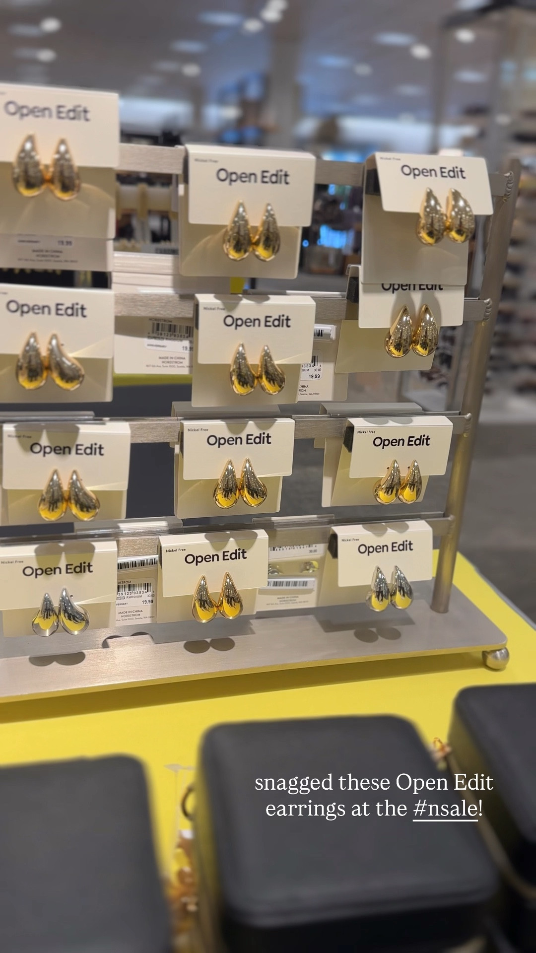 Snag these open edit teardrop earrings in the Nordstrom anniversary sale! Such a great deal for $19! 

#LTKFindsUnder50 #LTKSaleAlert