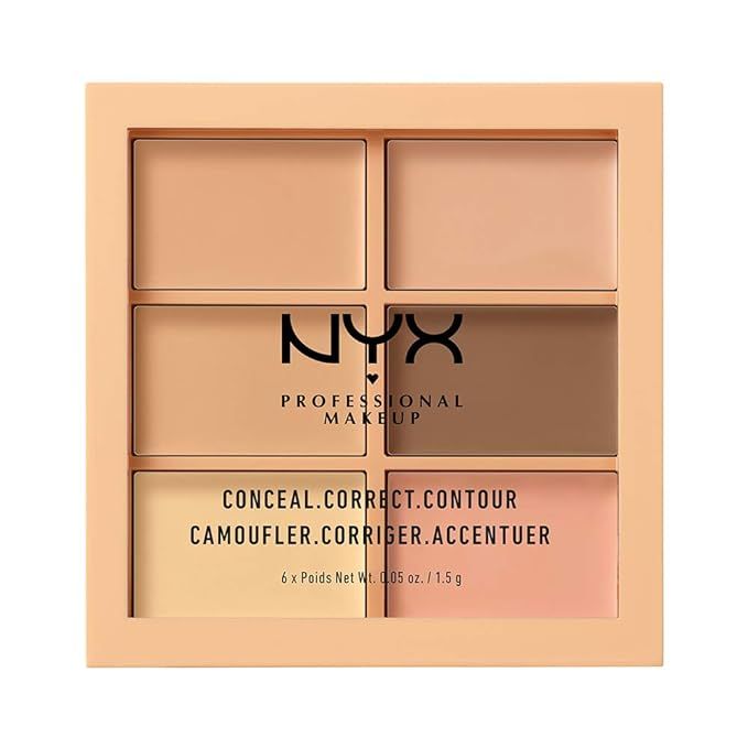 NYX PROFESSIONAL MAKEUP Conceal Correct Contour Palette - Light | Amazon (US)